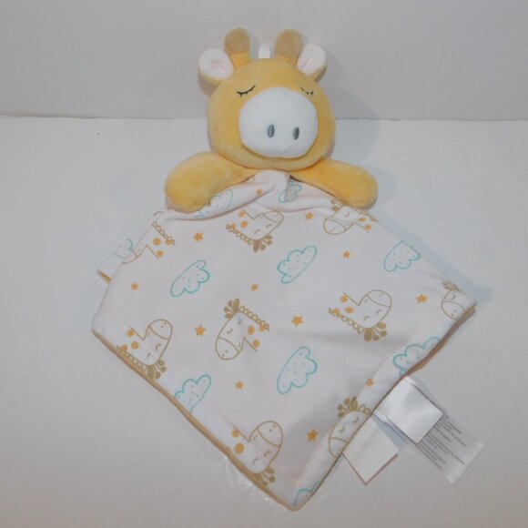 Koala Baby White Yellow Giraffe Security Blanket Baby lovey nunu Soother - Picture 2 of 7
